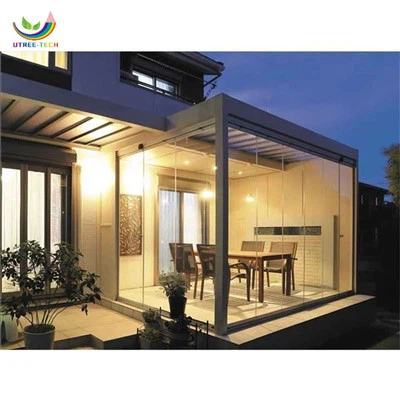How can I integrate a modern covered pergola kit into my garden design?